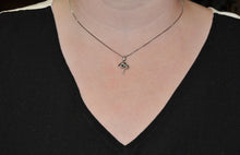 Load image into Gallery viewer, Clef Madagascar Blue-Green Sapphire Pendant