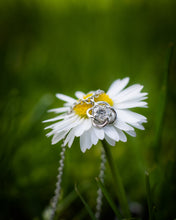 Load image into Gallery viewer, Triple Diamond Drop Pendant Necklace in 18K White Gold – 0.49 Carat