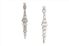 Load image into Gallery viewer, Baguette Dangle Earrings