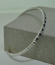 Load image into Gallery viewer, Everyday sapphire and diamond bracelet
