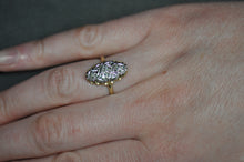 Load image into Gallery viewer, Vintage Diamond Ring With Scalloped Edges