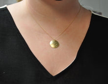 Load image into Gallery viewer, TOBY POMEROY Full Moon Pendant in 14K yellow gold