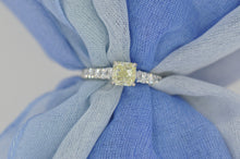 Load image into Gallery viewer, Fancy Yellow Engagement Ring