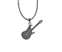 Load image into Gallery viewer, Guitar Diamond Pendant