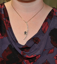 Load image into Gallery viewer, Dressy and Linear Blue Zoisite Necklace