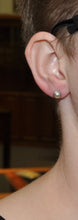 Load image into Gallery viewer, Silver Pearl Studs