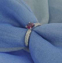 Load image into Gallery viewer, Umbalite Rhodolite Garnet Ring