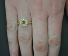 Load image into Gallery viewer, Vintage Inspired Halo Semi Mount