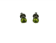 Load image into Gallery viewer, 5 mm Peridot Stud Earrings