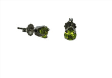 Load image into Gallery viewer, 5 mm Peridot Stud Earrings