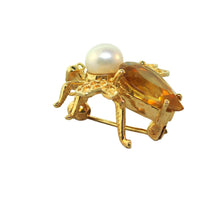 Load image into Gallery viewer, Is it a bee or a fly holding a pearl? You pick!