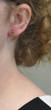 Load image into Gallery viewer, 5 mm Peridot Stud Earrings