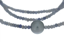 Load image into Gallery viewer, Tahitian Pearl Iolite Necklace