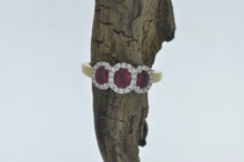 Load image into Gallery viewer, A Spark Creations Three Stone Ruby Ring