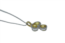 Load image into Gallery viewer, Three Pear-shaped Yellow Sapphire Pendant