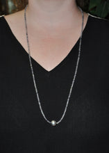 Load image into Gallery viewer, Tahitian Pearl Iolite Necklace
