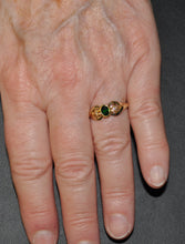 Load image into Gallery viewer, Emerald Wood Violet Ring