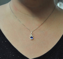 Load image into Gallery viewer, Drop Dead Gorgeous Blue Sapphire Pendant