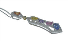 Load image into Gallery viewer, Fun Multi-Color Sapphire Pendant