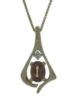 Load image into Gallery viewer, Anastasia Orange Sapphire Pendant
