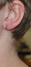 Load image into Gallery viewer, White Zircon Stud Earrings