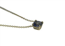 Load image into Gallery viewer, Iolite Pendant in Yellow Gold