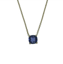 Load image into Gallery viewer, Iolite Pendant in Yellow Gold