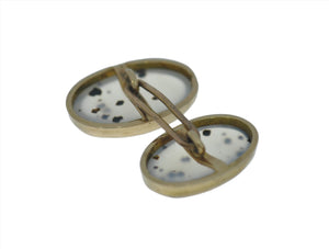 Speckled Agate Cuff Links