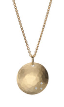 Load image into Gallery viewer, TOBY POMEROY Full Moon Pendant in 14K yellow gold