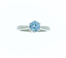 Load image into Gallery viewer, Montana Blue Sapphire Solitaire