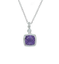 Load image into Gallery viewer, Amethyst Pendant with Gold Beads