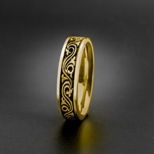Load image into Gallery viewer, Studio 311 Narrow Wind & Wave Wedding Band