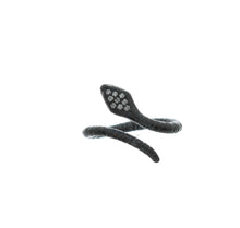 Load image into Gallery viewer, Blackened Sterling Silver Snake Ring