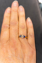 Load image into Gallery viewer, Blue Sapphire Semi Mount Ring