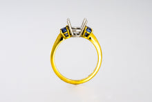 Load image into Gallery viewer, Blue Sapphire Semi Mount Ring