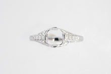 Load image into Gallery viewer, Vintage Look Semi Mount With Engraving