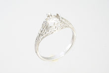 Load image into Gallery viewer, Vintage Look Semi Mount With Engraving