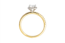 Load image into Gallery viewer, Cushion Cut Halo Ring