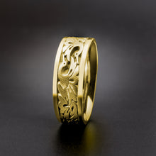 Load image into Gallery viewer, Studio 311 Wide Cranes Wedding Band