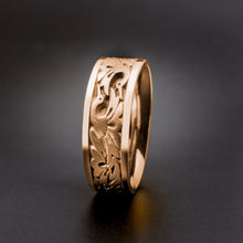 Load image into Gallery viewer, Studio 311 Wide Cranes Wedding Band