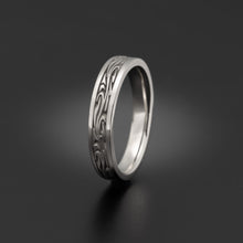Load image into Gallery viewer, Studio 311 Extra Narrow Starry Night Wedding Band
