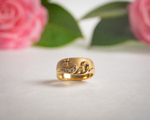 Beachwave Style Custom Ring