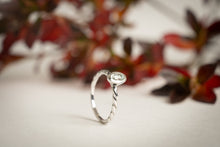 Load image into Gallery viewer, Twisted Aquamarine Ring
