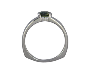 Blue Green Sapphire in Everlasting