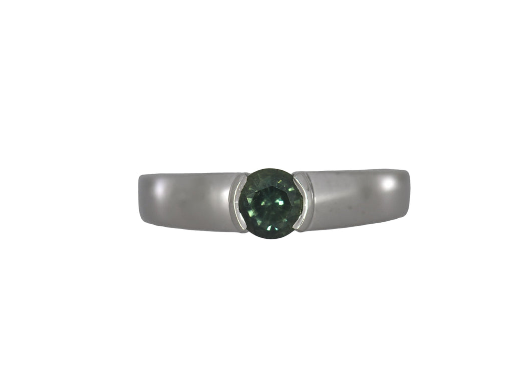 Blue Green Sapphire in Everlasting