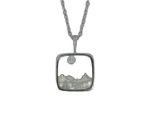 Load image into Gallery viewer, Three Sister&#39;s Peak Pendant in White Gold
