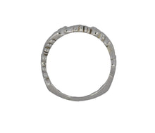 Load image into Gallery viewer, white gold ring on a white background
