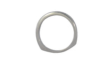 Load image into Gallery viewer, White gold ring on a gray background
