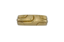 Load image into Gallery viewer, Gold ring with a reflective surface on a white background
