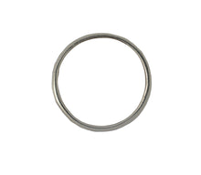 Load image into Gallery viewer, Silver ring on a white background
